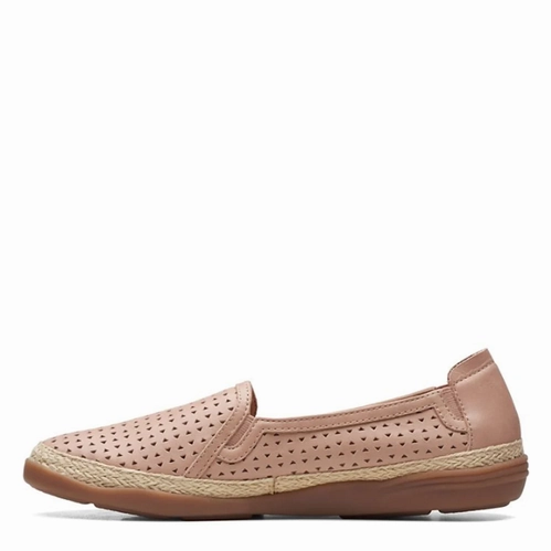 Clarks Women's Elaina Ruby Slip-On Flats - Warm Beige On The Move