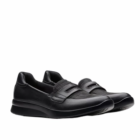 Comfort Advantage Ultra Responsive Foam Clarks Women's Ellowyn Penny Loafer - Black