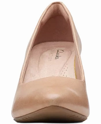Clarks Women's Kataleyna Gem Pumps - Warm Beige Casual Day