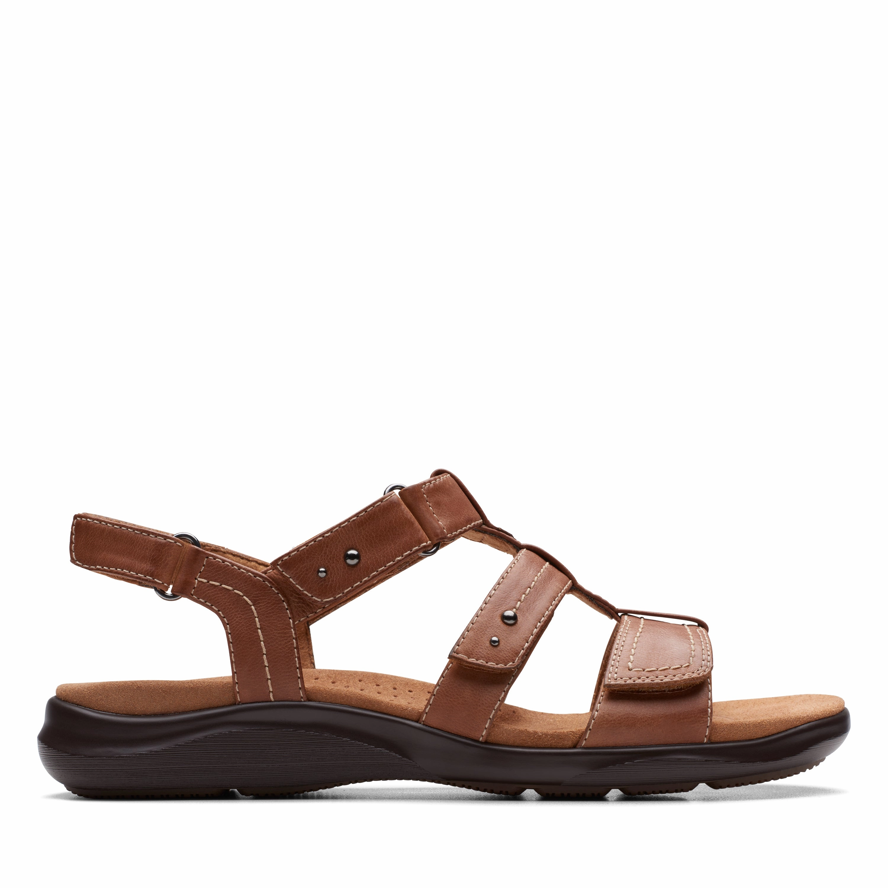 Chill Essential Clarks Women's Kitly Step Back Strap Sandal - Tan