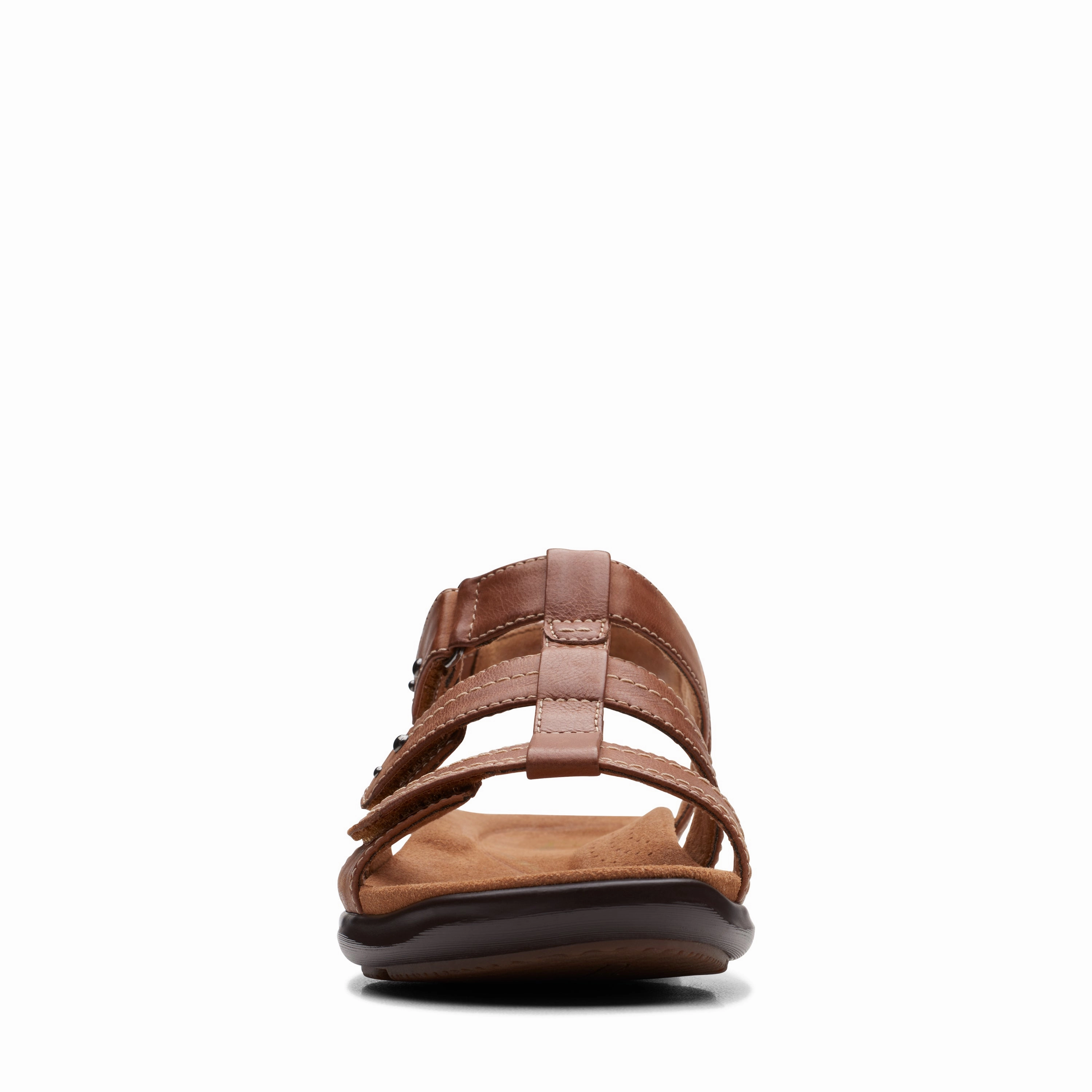 Clarks Women's Kitly Step Back Strap Sandal - Tan Daily Basic Chill Essential