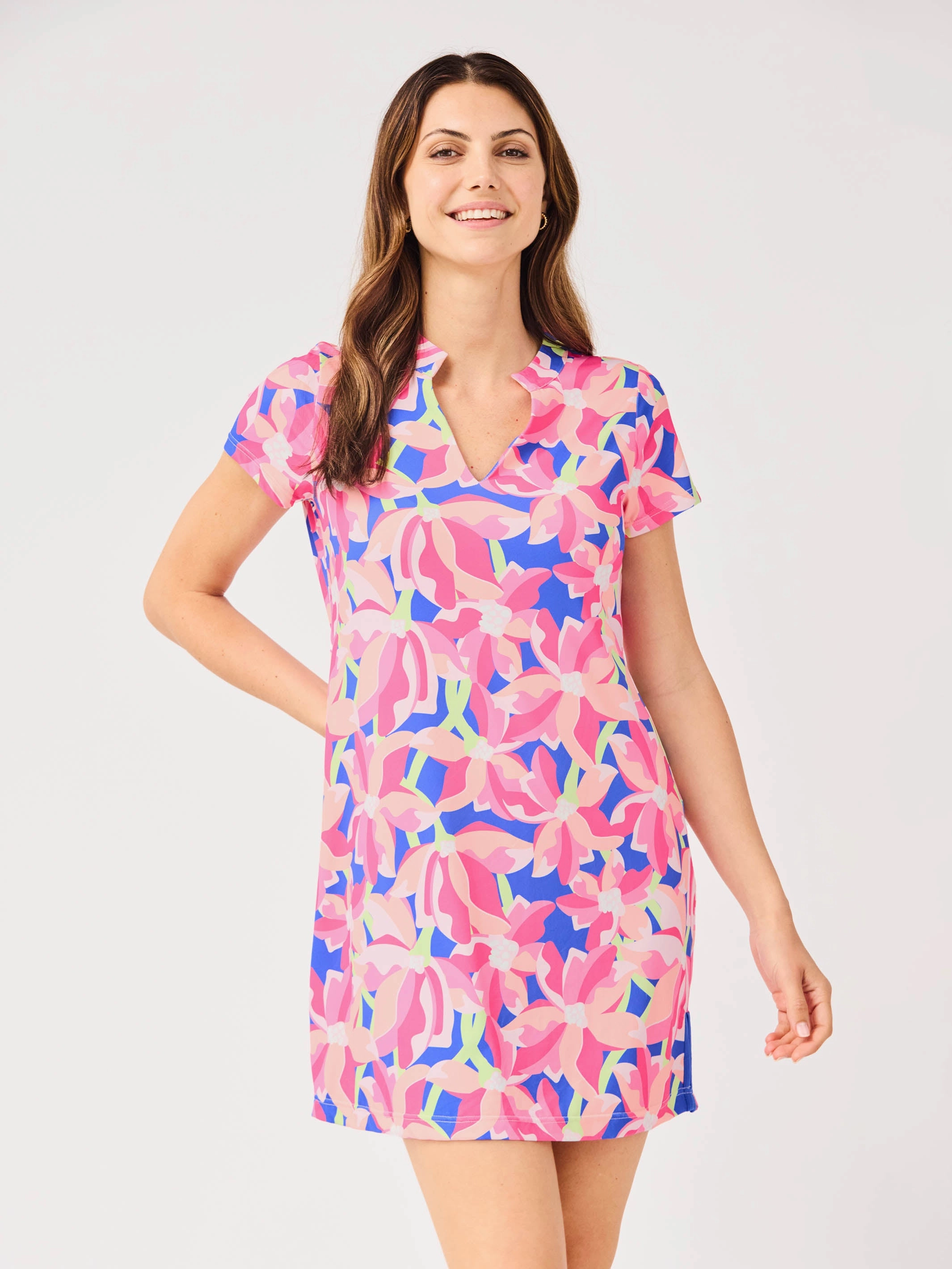 FINAL SALE - Montauk Dress | Botanical Bliss Blue Timeless Edge