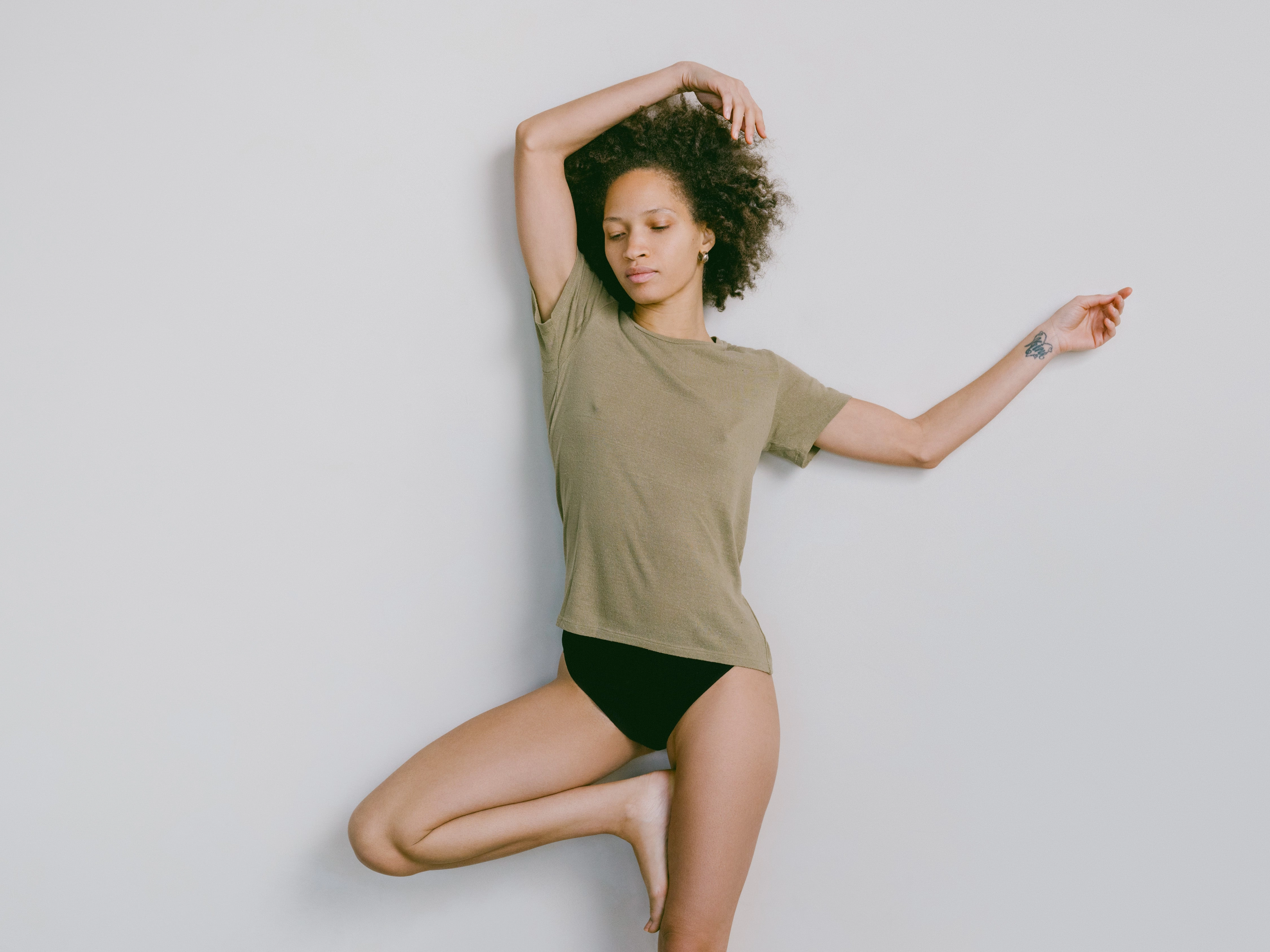 Fun and Relaxed Weekend Smart Look Classic Tee, Regen Silk Noil Jersey, Sage
