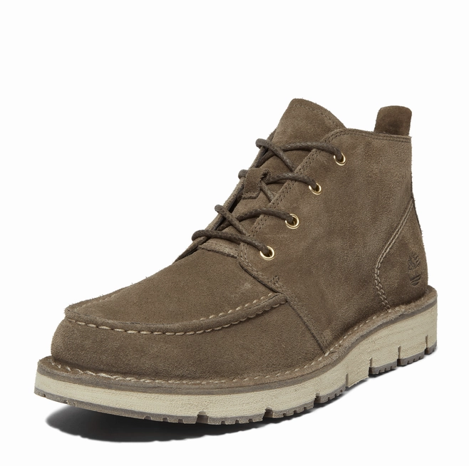 Timberland Men's Westmore Mid Lace-Up Chukka Boot - Canteen Subtle Texture Rock Jog