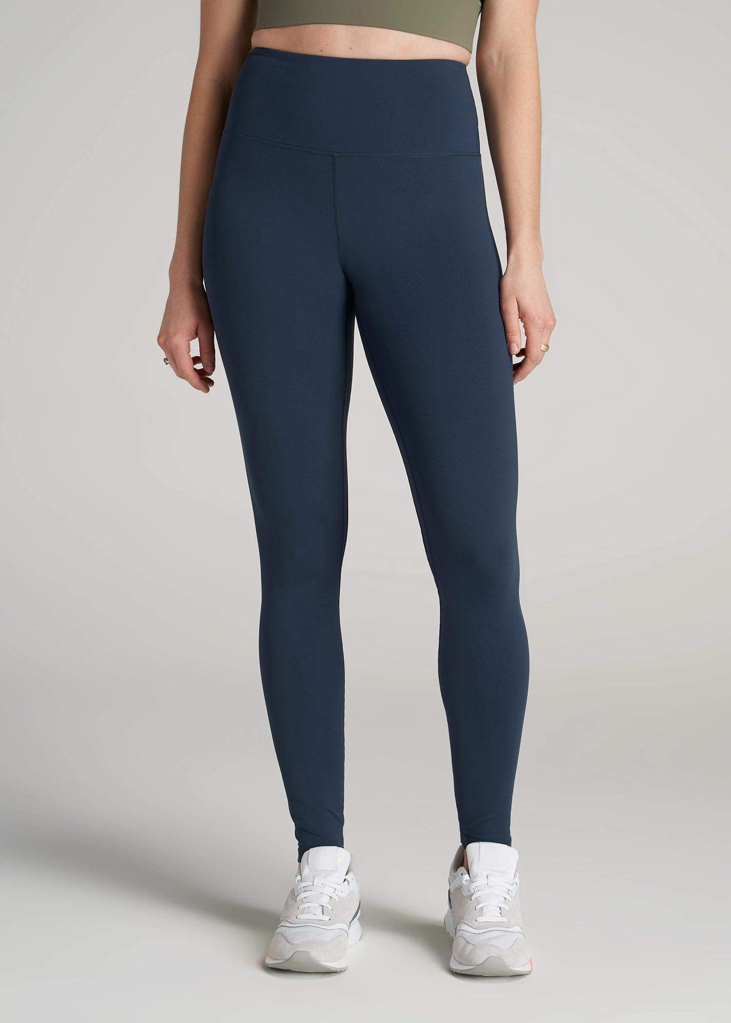 Fitness Mode Balance High-Rise Leggings for Tall Women in Bright Navy