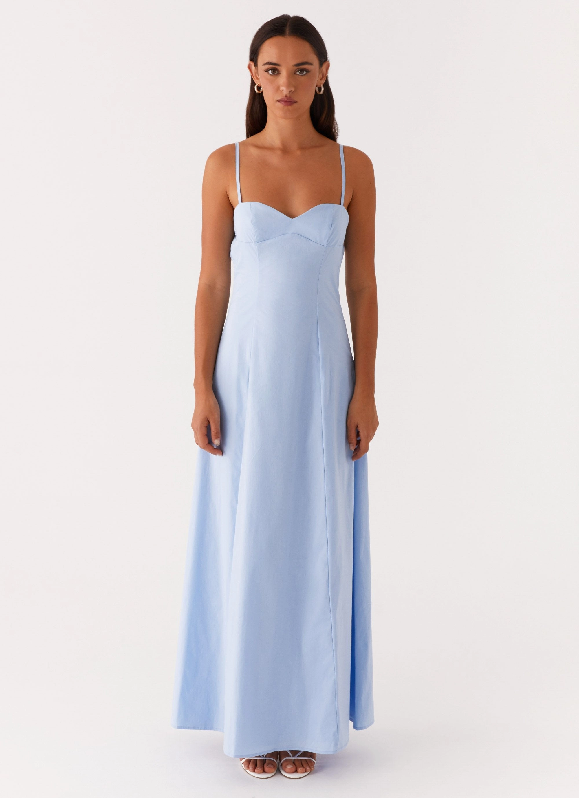 Clear As Day Maxi Dress - Blue Moment Glow Beachwear