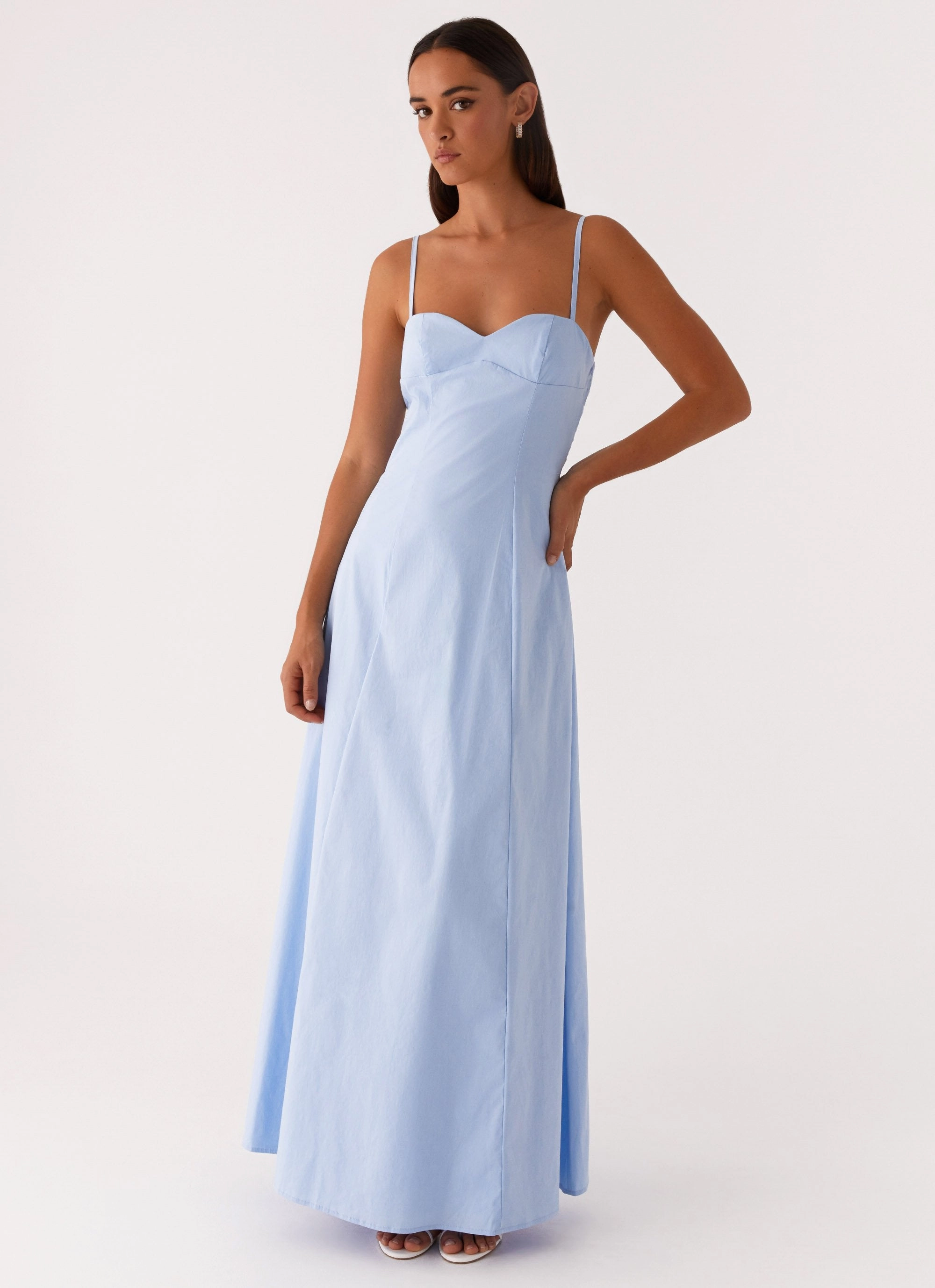 Cloud Light Clear As Day Maxi Dress - Blue