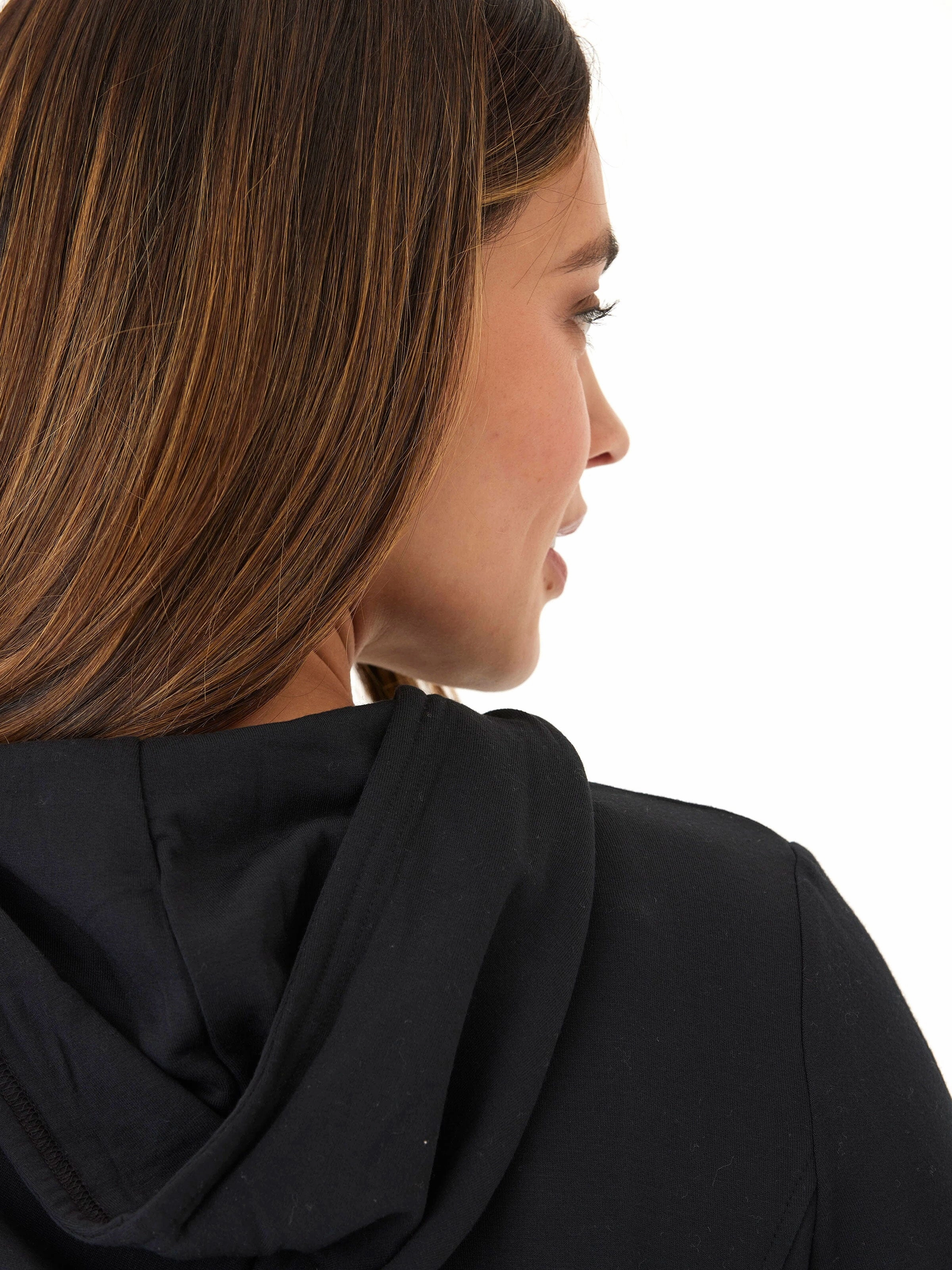MultiPocketStyle Ophelia Feather Fleece Zip Hoodie