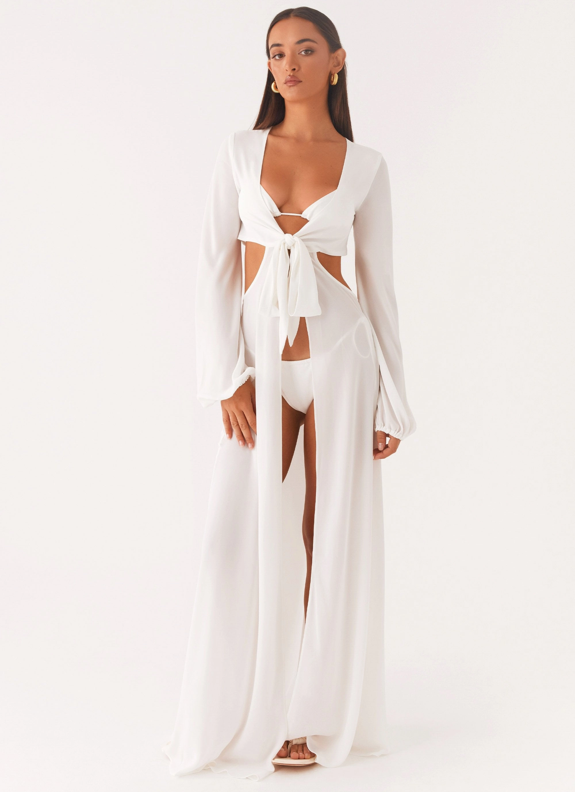 AntiPillTreatment Coastal Maxi Dress - White