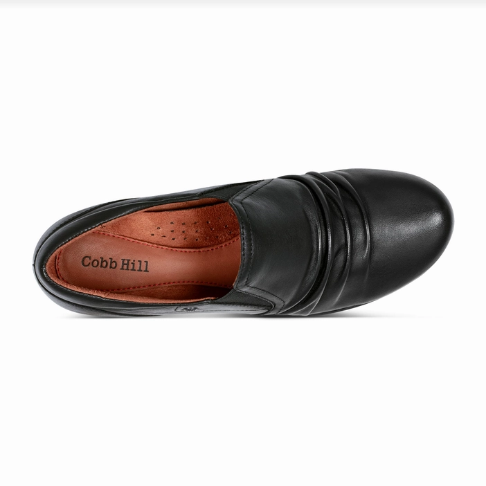 Cobb Hill Lucy Bootie - Black Travel Light Metal Pop