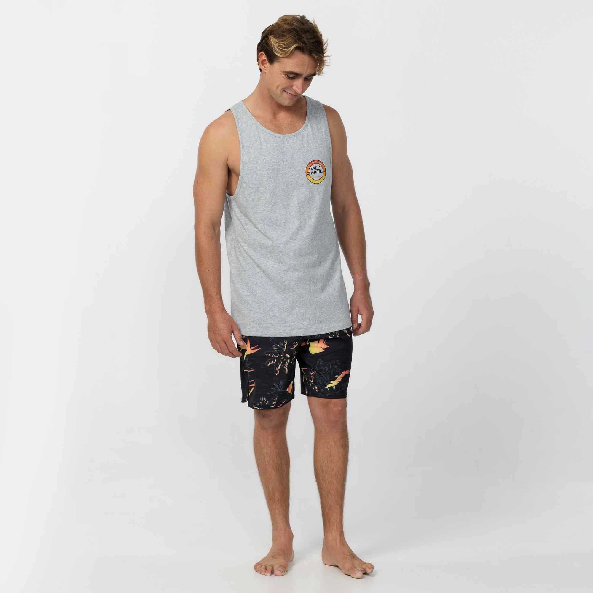 Wedding Coin Flip Singlet - Grey Marle