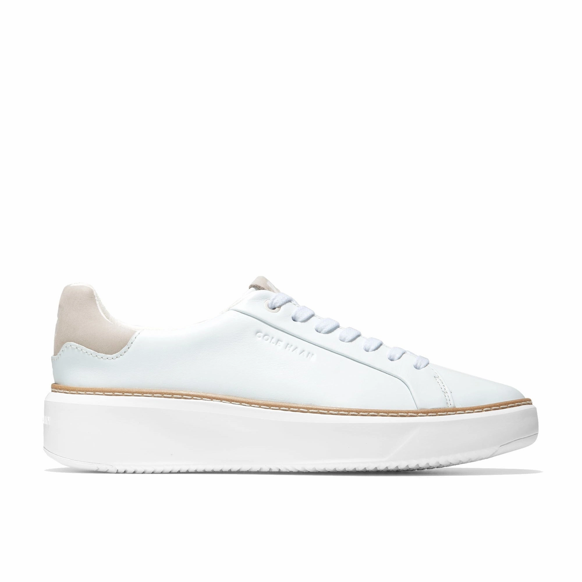 Cole Haan Women's GrandPr? Topspin Sneaker - White/Dove Picnic Mood