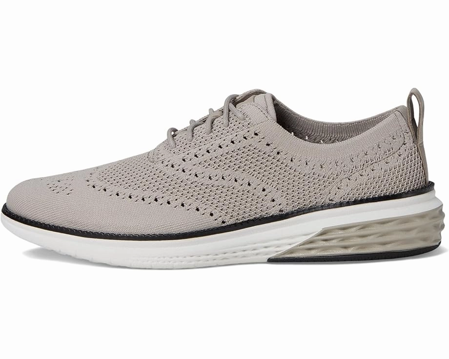 Cole Haan Men's Grand Hurrion Stitchlite Wing Tip Oxford - Grey Compact Build