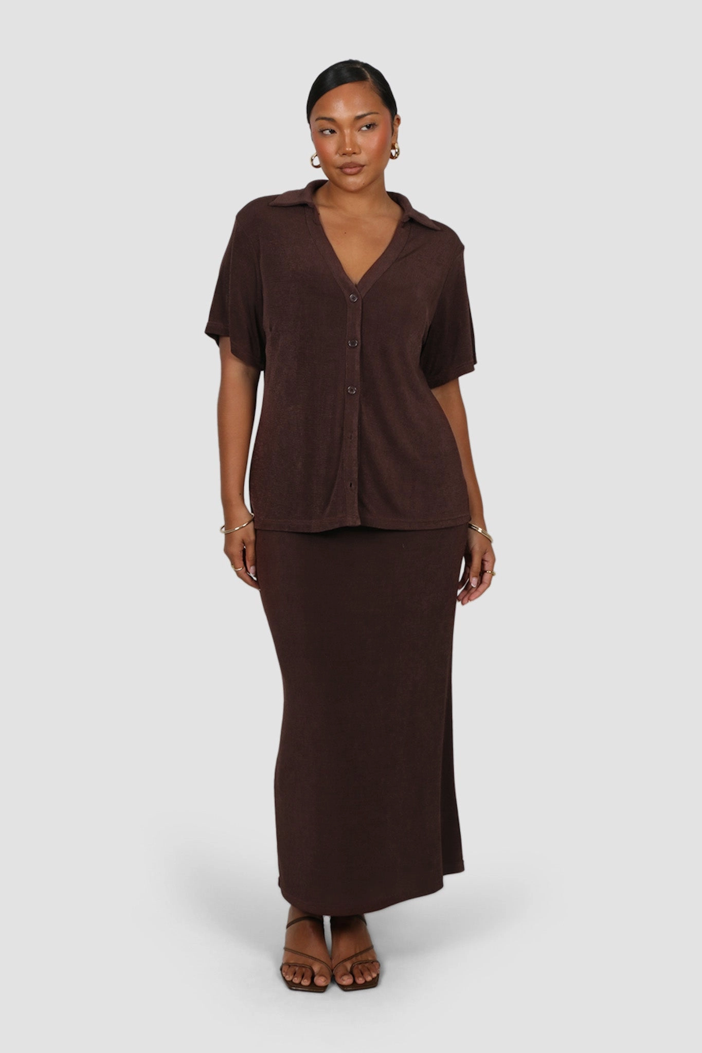 Light Mood SOLA SKIRT ESPRESSO