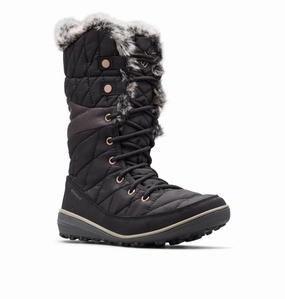 Columbia Women's Heavenly? Omni-Heat? Waterproof Boot - Black Winter Trek ReinforcedHeel
