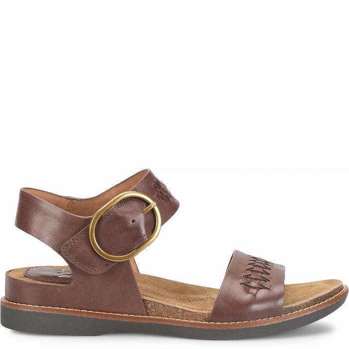 Hypoallergenic Inner Lining Sofft Women's Bali II Artisan Sandal - Cocoa Brown