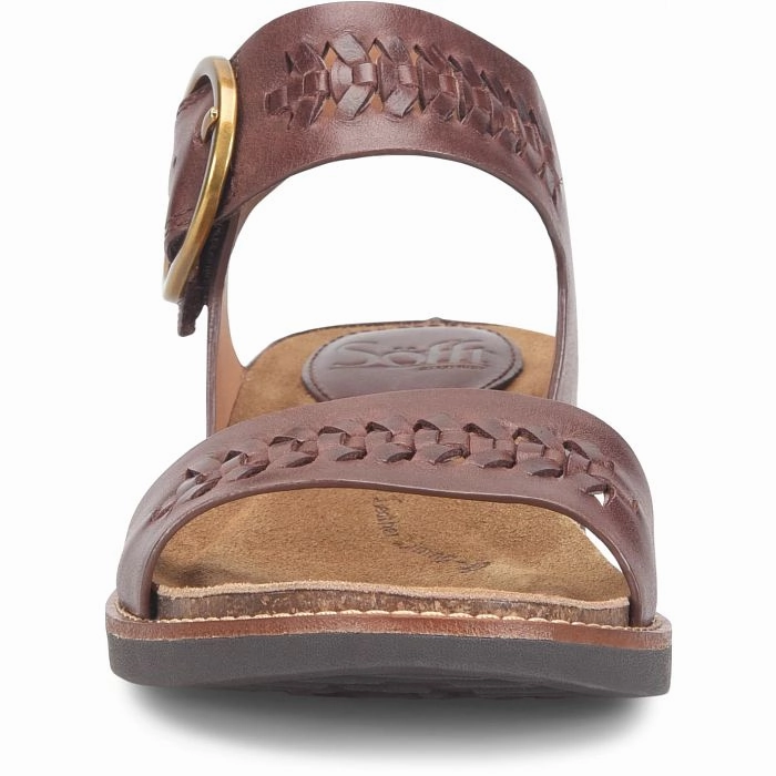 Sofft Women's Bali II Artisan Sandal - Cocoa Brown Body Align