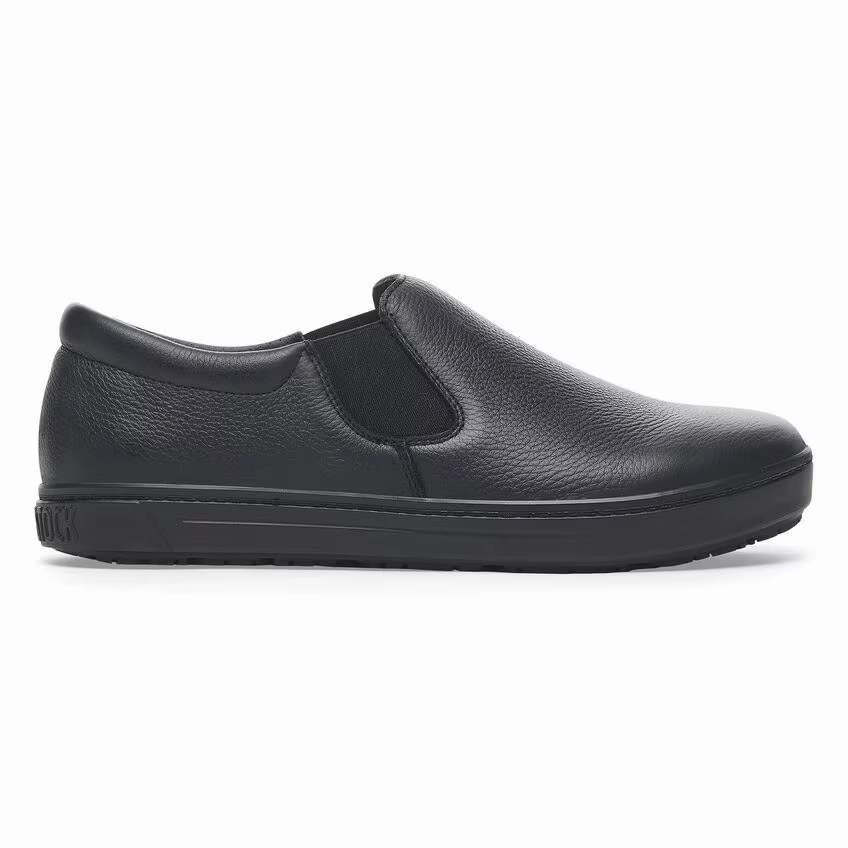 Birkenstock Unisex QO 400 Slip Resistant Slip-On - Black Seamless Upper TPR Sole