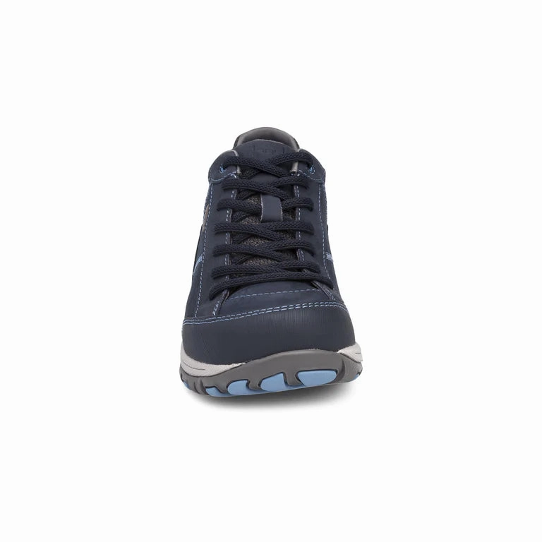 Dansko Women's Paisley Waterproof Sneaker (Wide) - Navy Zip Design