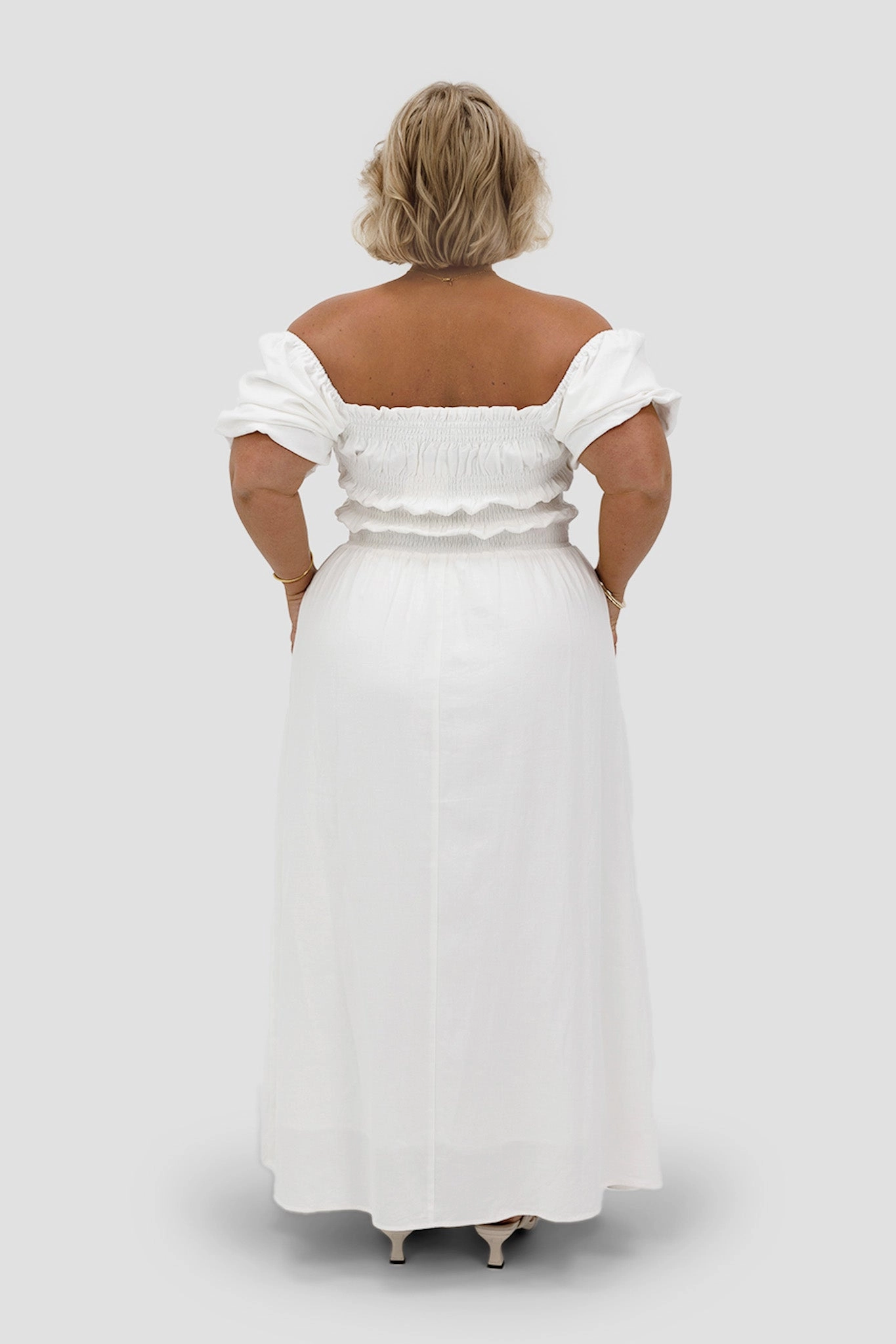 ISMAE MAXI DRESS WHITE Daily Confidence Easy Pick