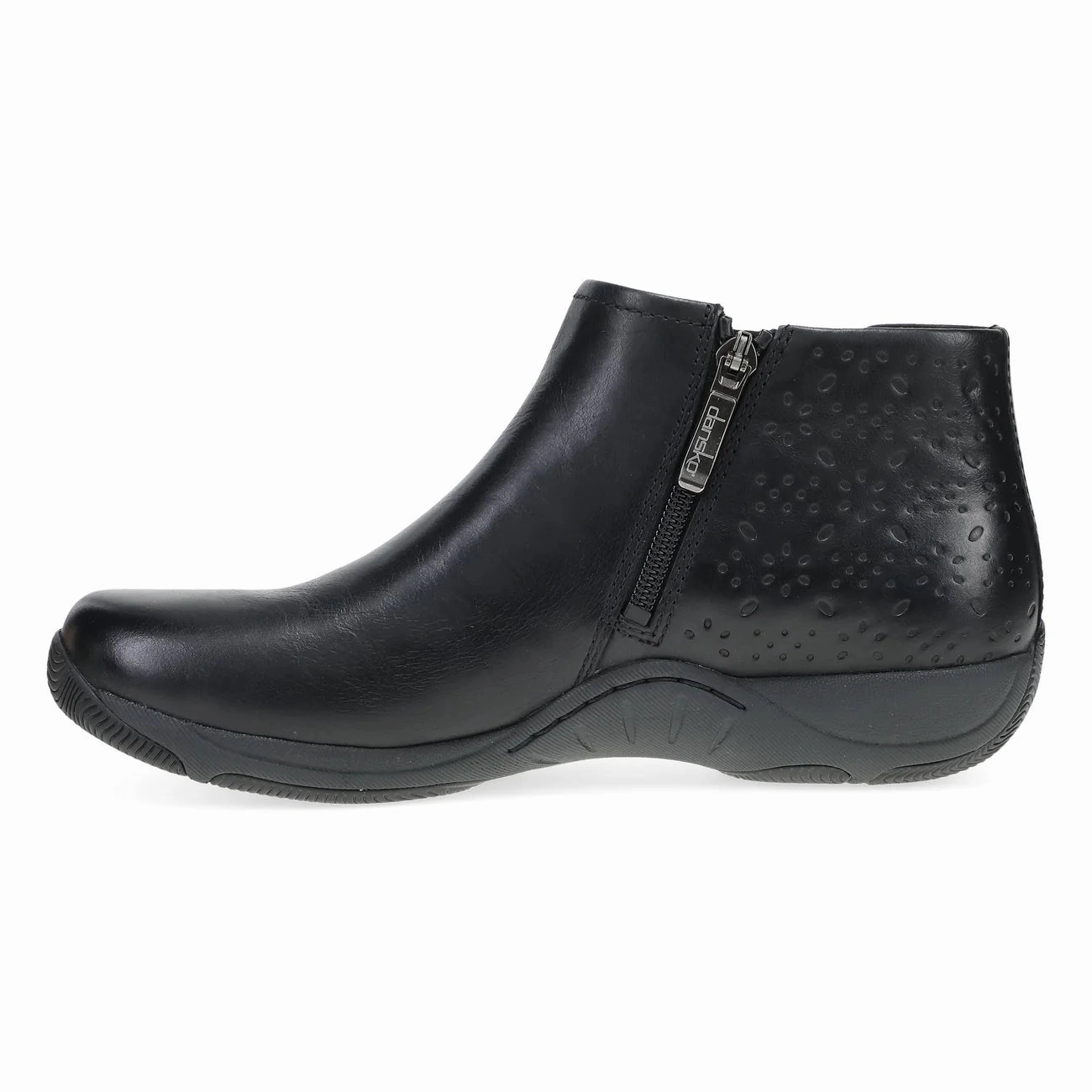 Dansko Women's Sherry Boots - Black Waxy Burnished Traction Line