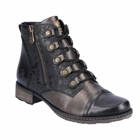 Structured Fit Remonte by Rieker Chandra 91 Boot - Schwartz/Antik