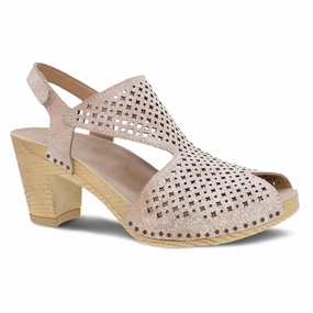 Fashionable Open-toe Sandals Dansko Women's Teagan Sandal - White Vintage