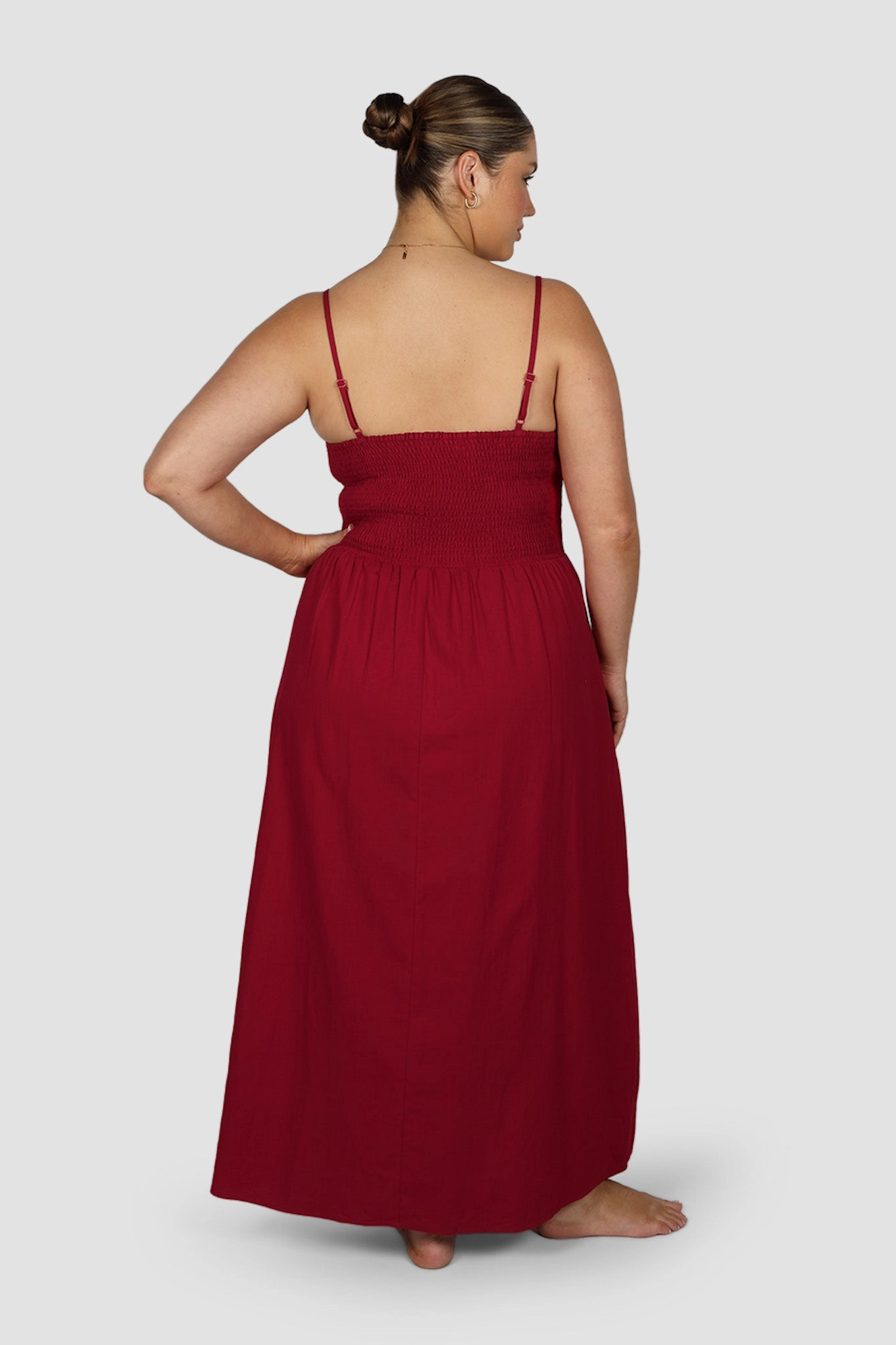 YARA DRESS RED Casual Layers