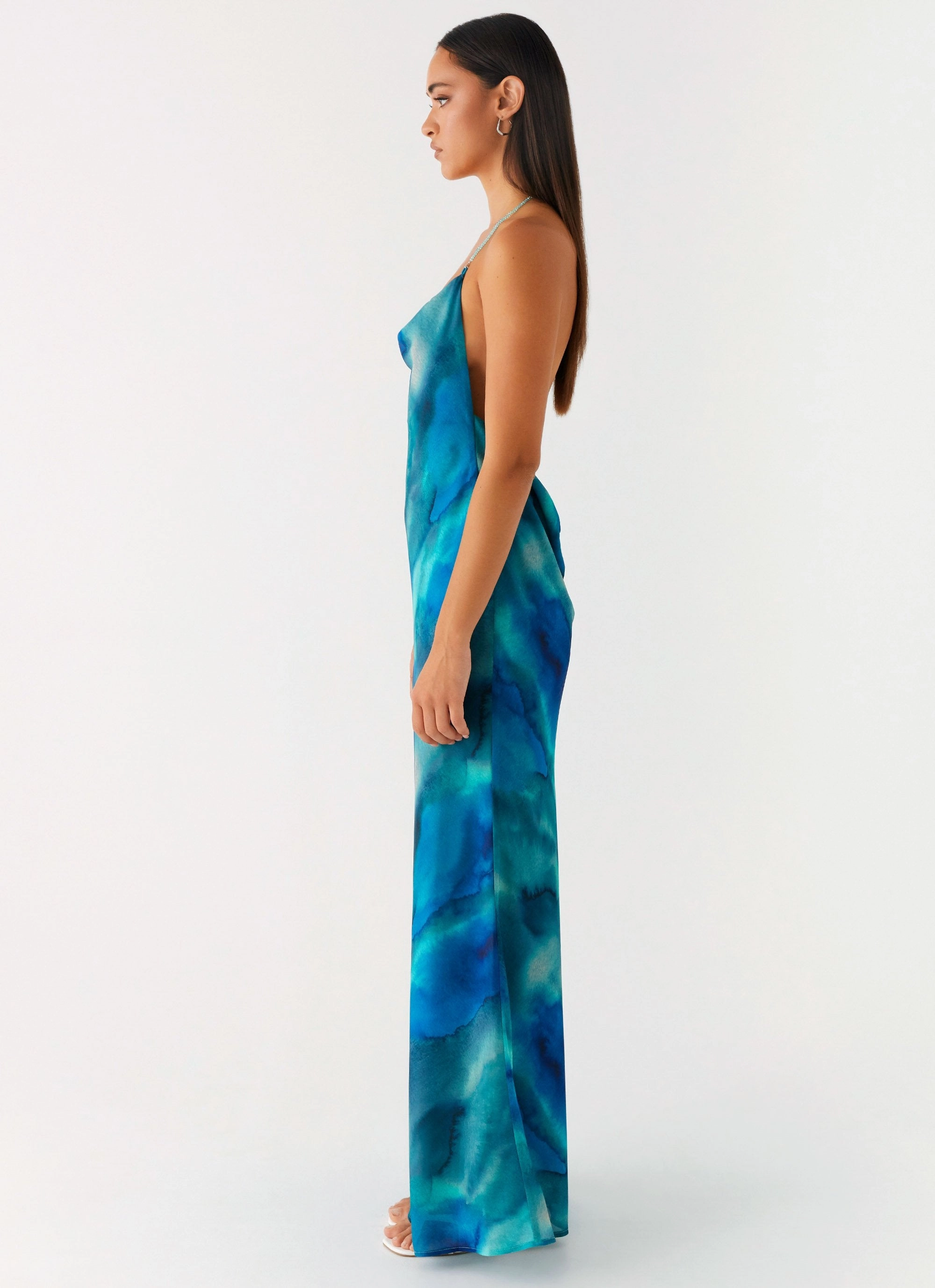 Daywear Fit Journey Maxi Dress - Blue Tie Dye