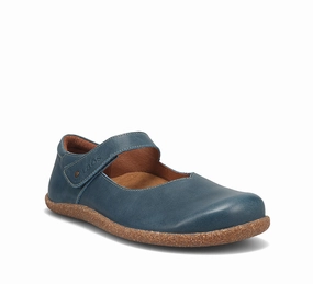 Taos Women's Ultimate Mary Jane - Petrol Blue Leather Active Style youth trend