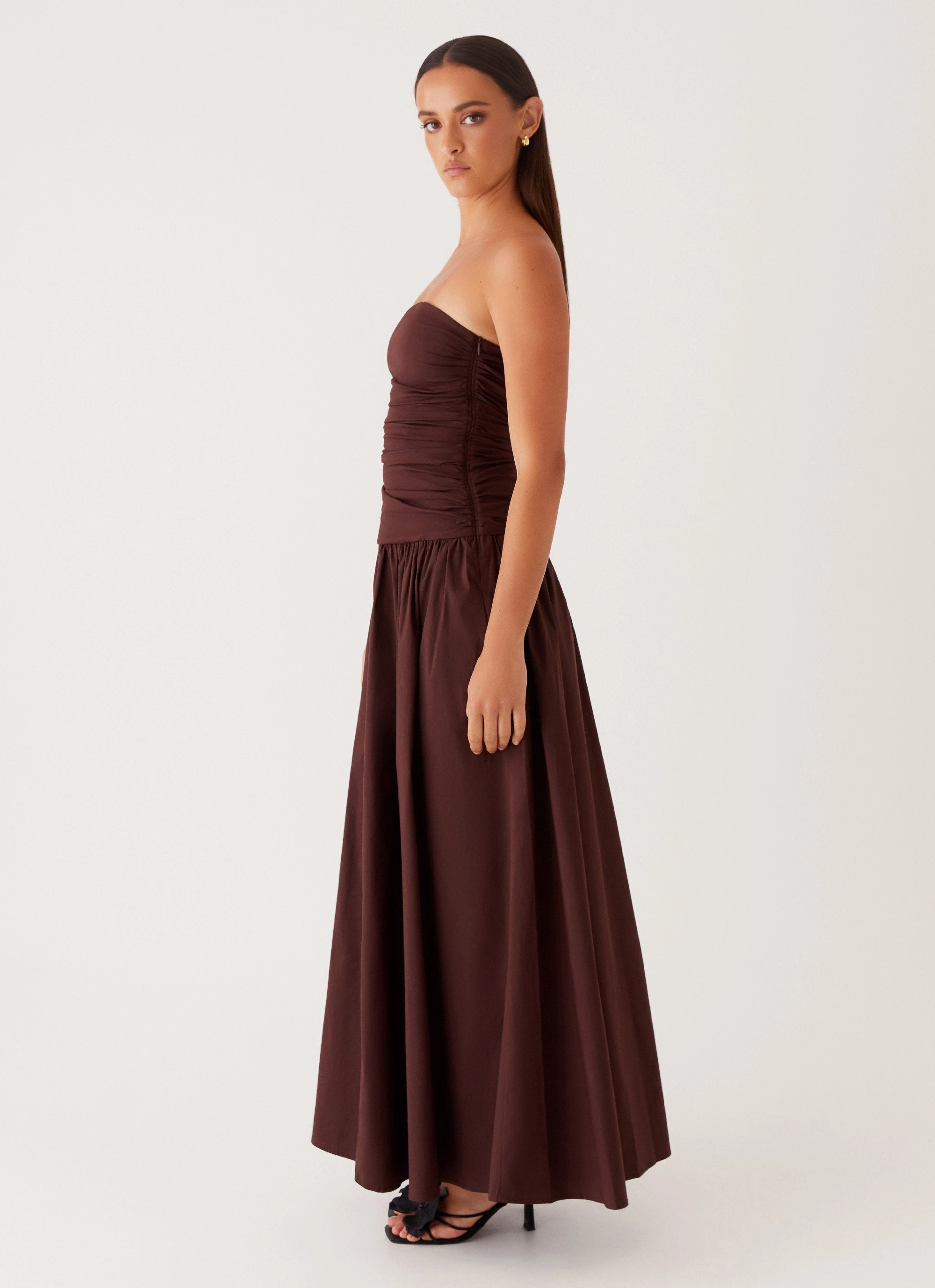 Fashion Mix Classic-style Carmel Maxi Dress - Brown