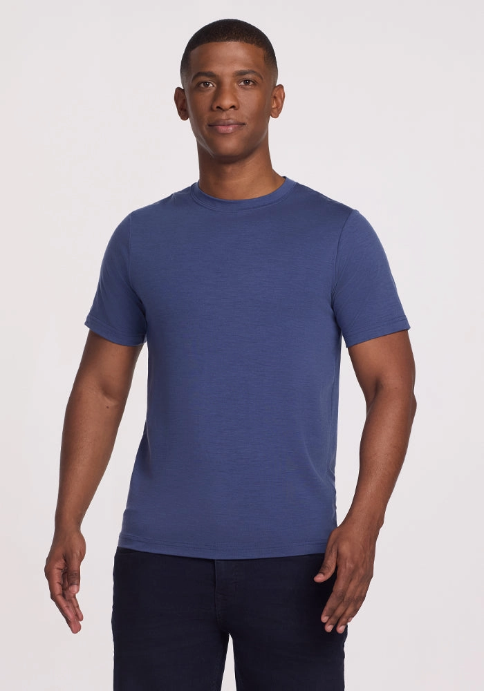 Modern Outfit Timeless Look Wear Endurance Tee - Blue Horizon