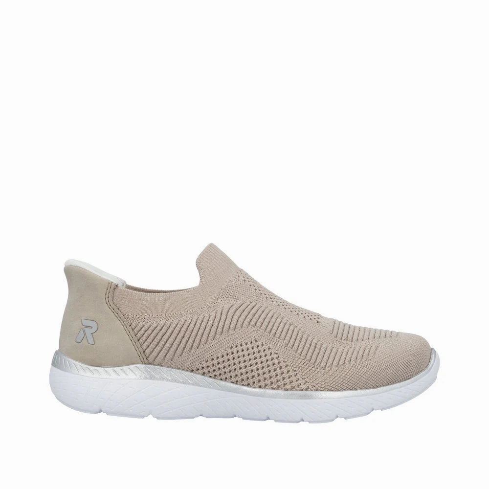 Comfort padding design Rieker Women's Edith Sneaker - Ginger/Ginger