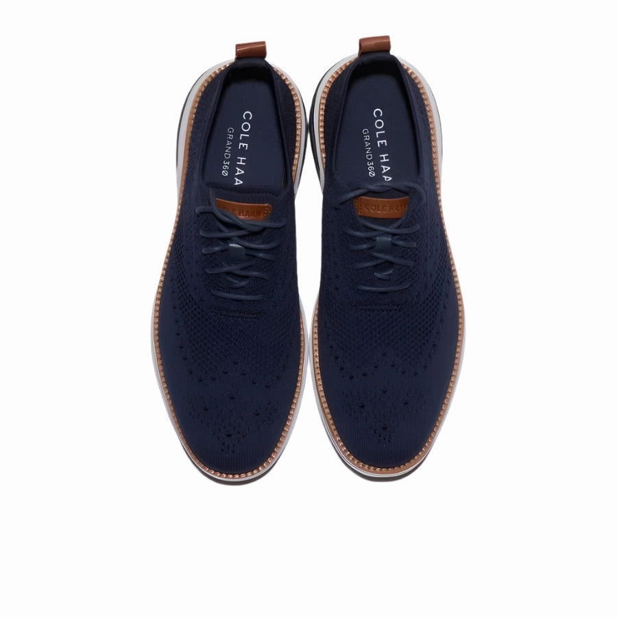 Grab Quick Cole Haan Hurrion Stitchlite Wingtip Oxford Shoes - Navy