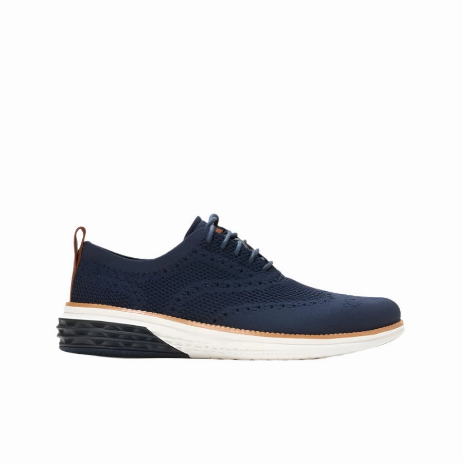 Cole Haan Hurrion Stitchlite Wingtip Oxford Shoes - Navy Sunset Walk
