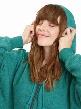 Venetia Crop Hoodie Layered Ventilation Panels