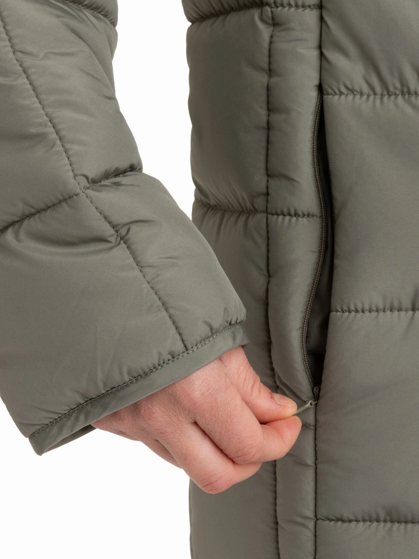 TapedSeamConstruction Azima Packable Long Puffer Jacket
