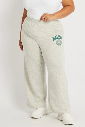 Day-to-Day Wear Grey Track Pants Wide Leg
