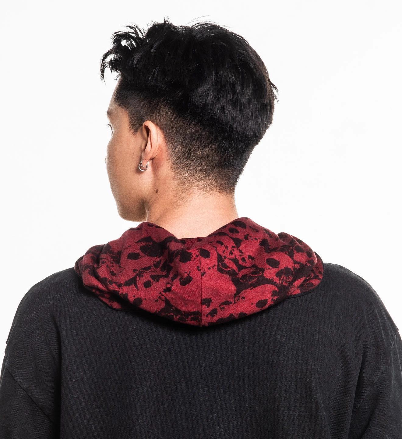 Stretchable Material Sport Fit Design Decimation PO Hood