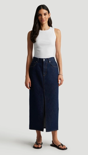 Natural Mood Affordable Fashion Gwynn Skirt in Regenerative Cotton | Amherst