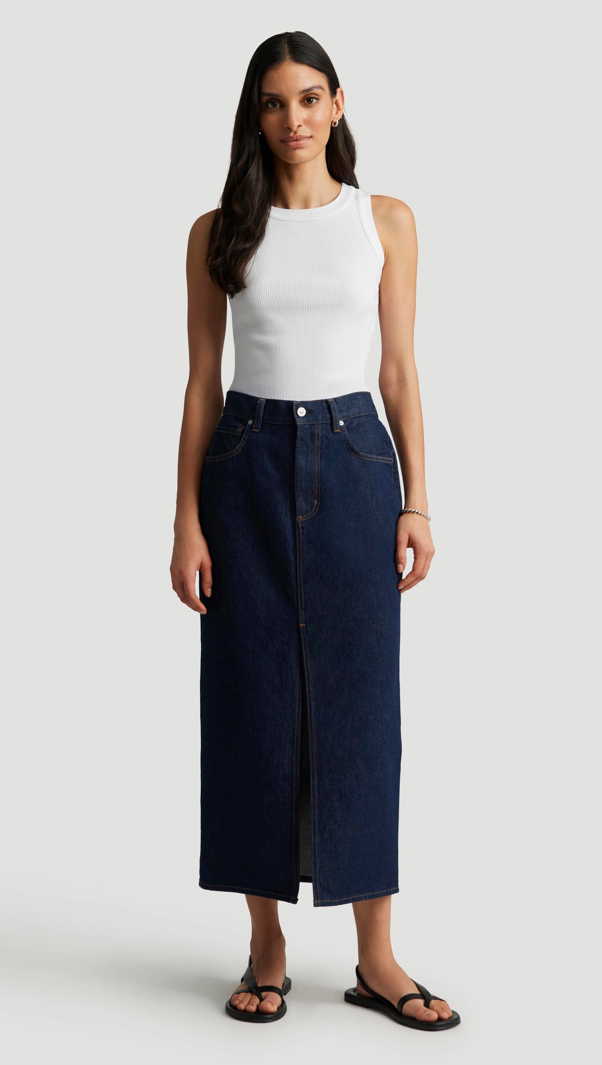 Neutral Wear Gwynn Skirt in Regenerative Cotton | Amherst