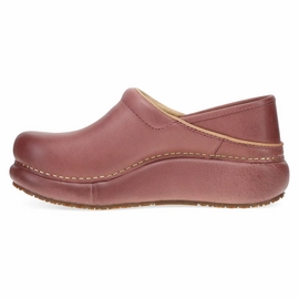 Bend Step Outing Shoes Dansko Women's Platform Pro Nubuck Clog - Rose Burnished