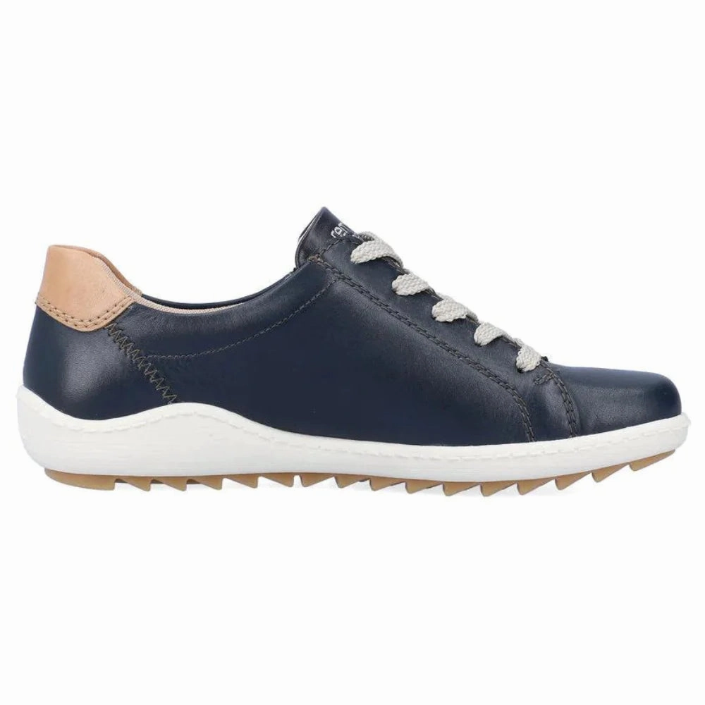 Women's Remonte by Rieker LIV Sneaker - Atlantis/Bisquit/Pazifik Fast pace Day Tripper