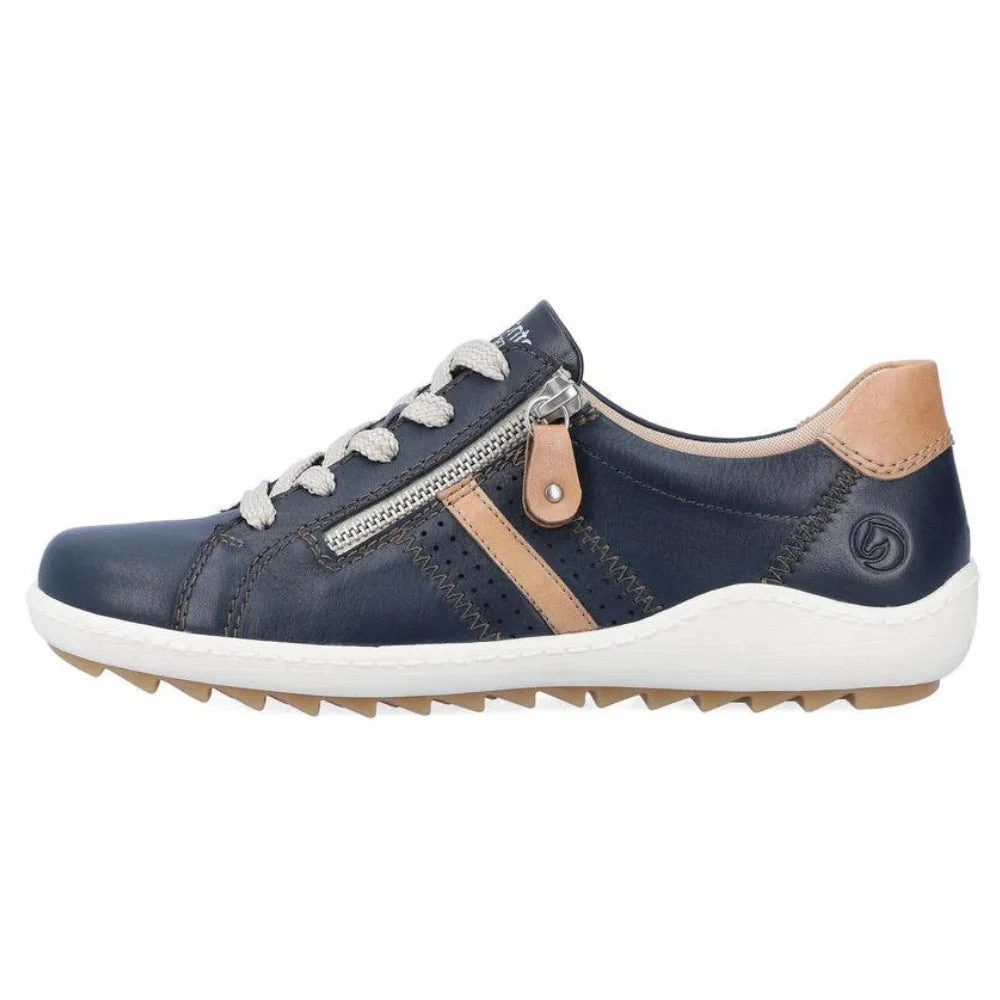Women's Remonte by Rieker LIV Sneaker - Atlantis/Bisquit/Pazifik Move Around Classic Fit