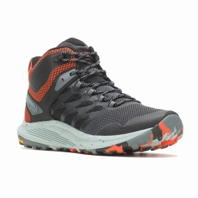 Prairie Path Weekend Casual Merrell Men's Nova 3 Waterproof Mid - Black/Tangerine