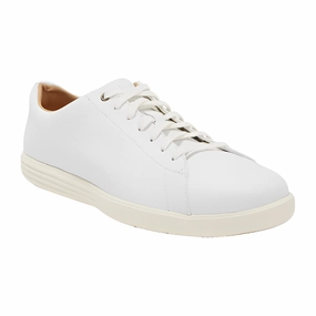 Everyday Move Travel Edge Cole Haan Men's Grand Crosscourt Sneaker - White Leather