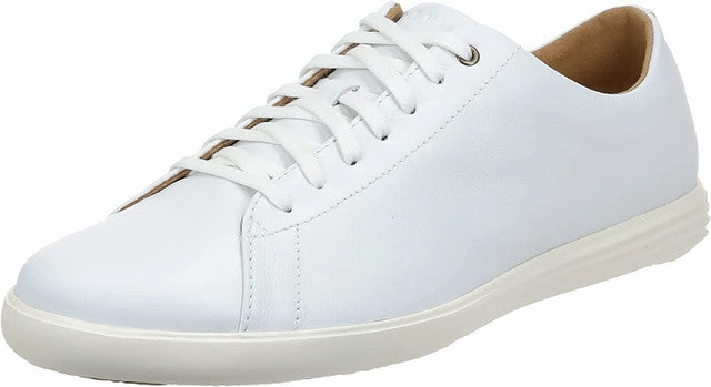 Cole Haan Men's Grand Crosscourt Sneaker - White Leather Hook And Loop