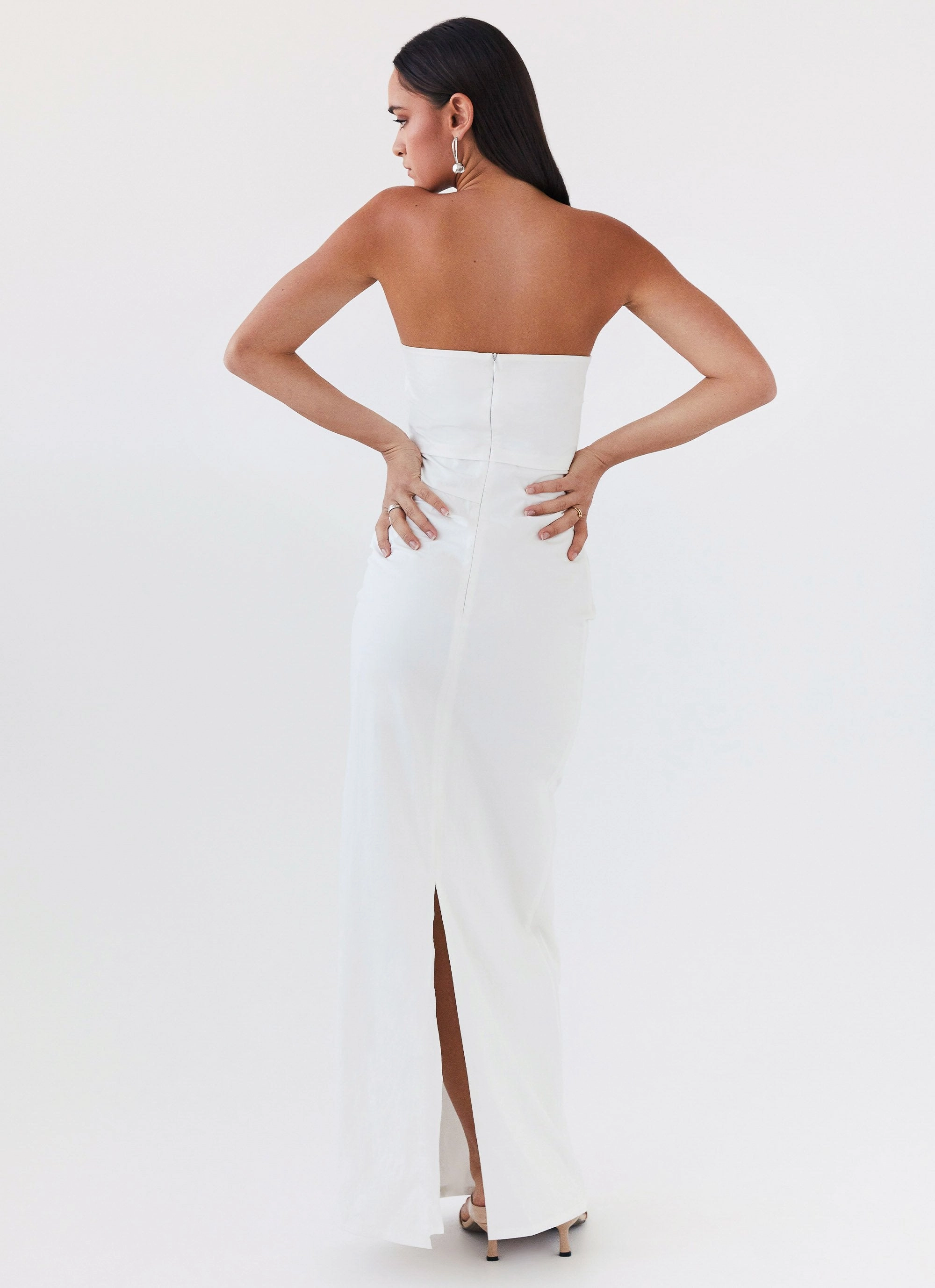 Daily Movement Danielle Strapless Maxi Dress - White