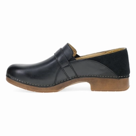 Work Approved Dankso Women's Margaret Clog - Black Burnished Calf