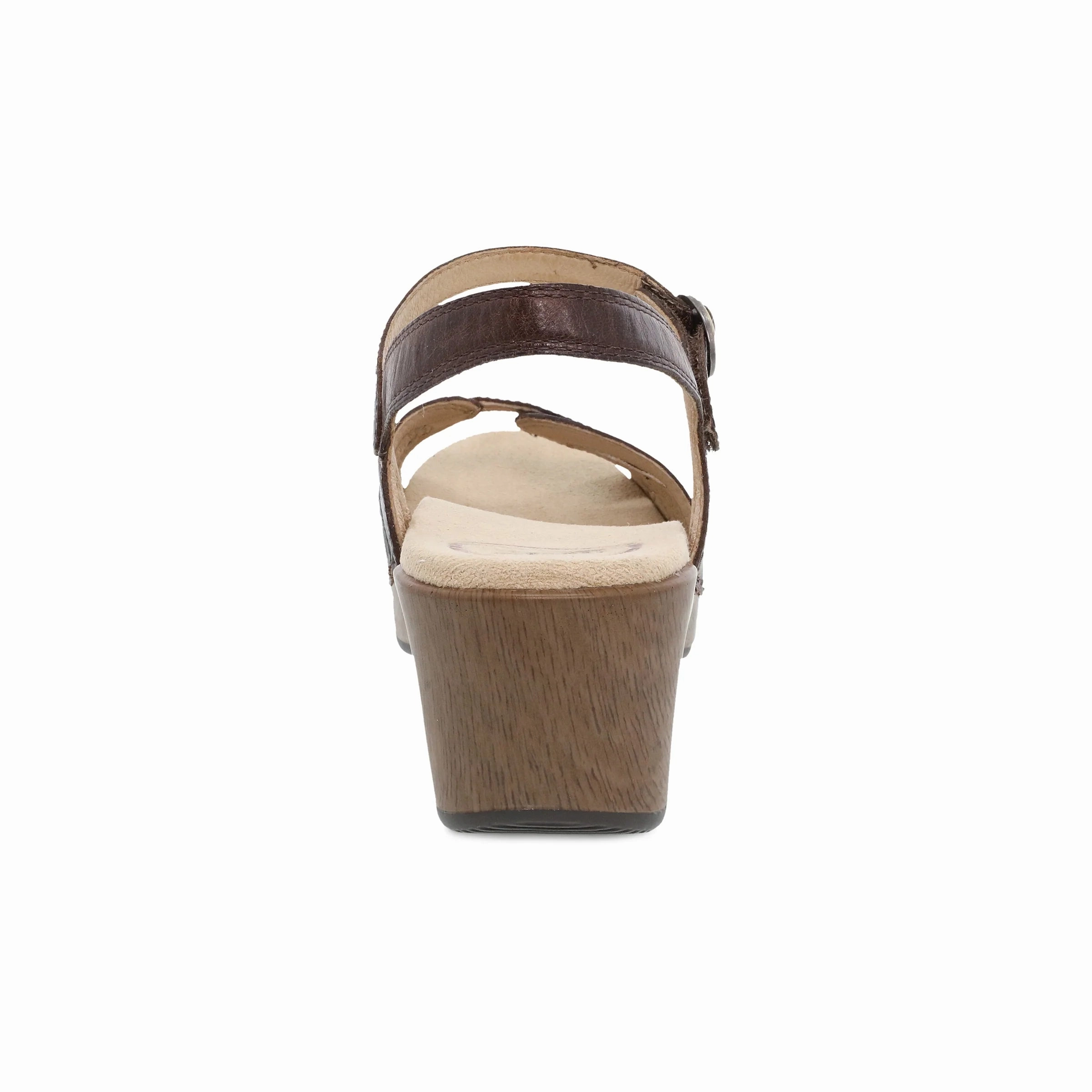 Dansko Season Pull Up Vintage Sandal - Teak Soft Leather